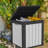 Vbal Water Resistant Resin Lockable Deck Box-91358232
