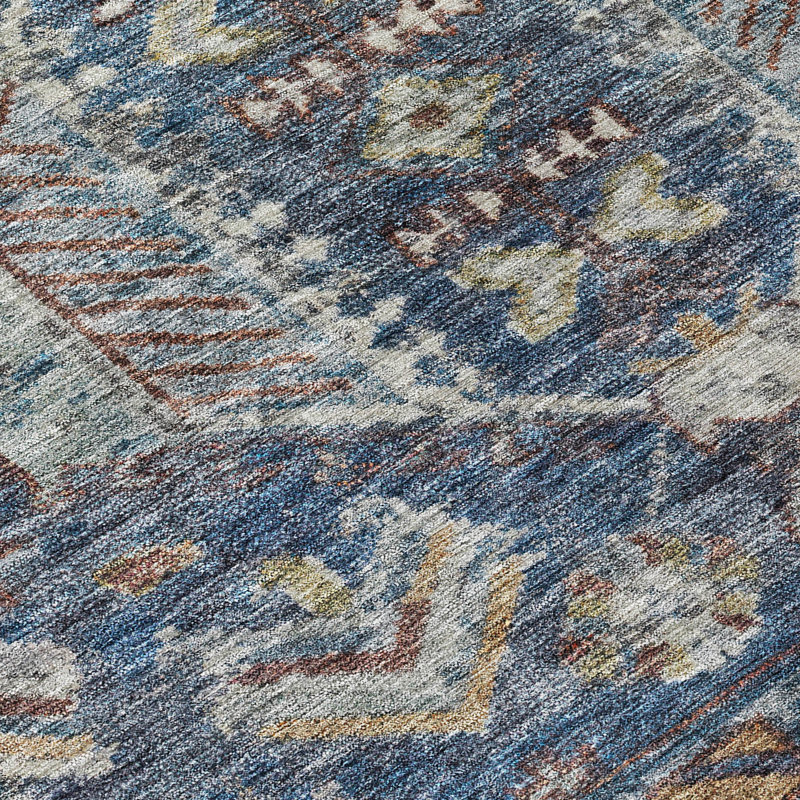 Machine Washable Indoor/Outdoor Jadiel ACN2356 Traditional Rug, Rectangle 8' x 10'