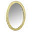 Luxury Makeup Vanity Desk with Oval Mirror-294533408