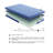 7Inch Full Mattress And Pillow Set Breathable Fabric Gel-Infused Memory Foam Mattress, Blue, Mattress In A Box-740956228