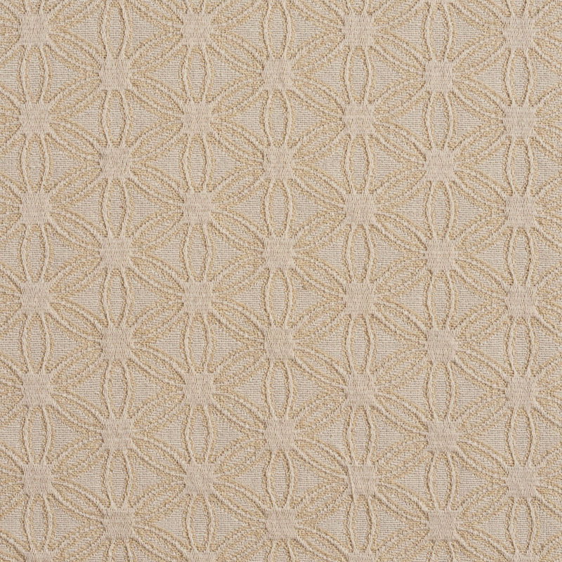 Tissu floral matelassé, Ivoire 4