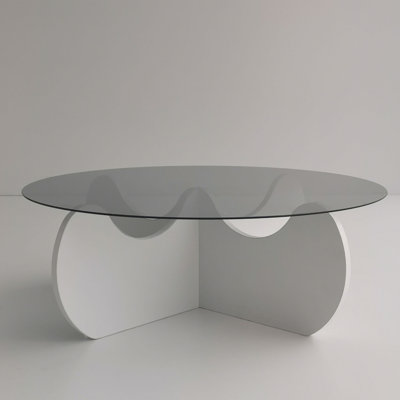 Heidi-Grace Cross Legs Coffee Table