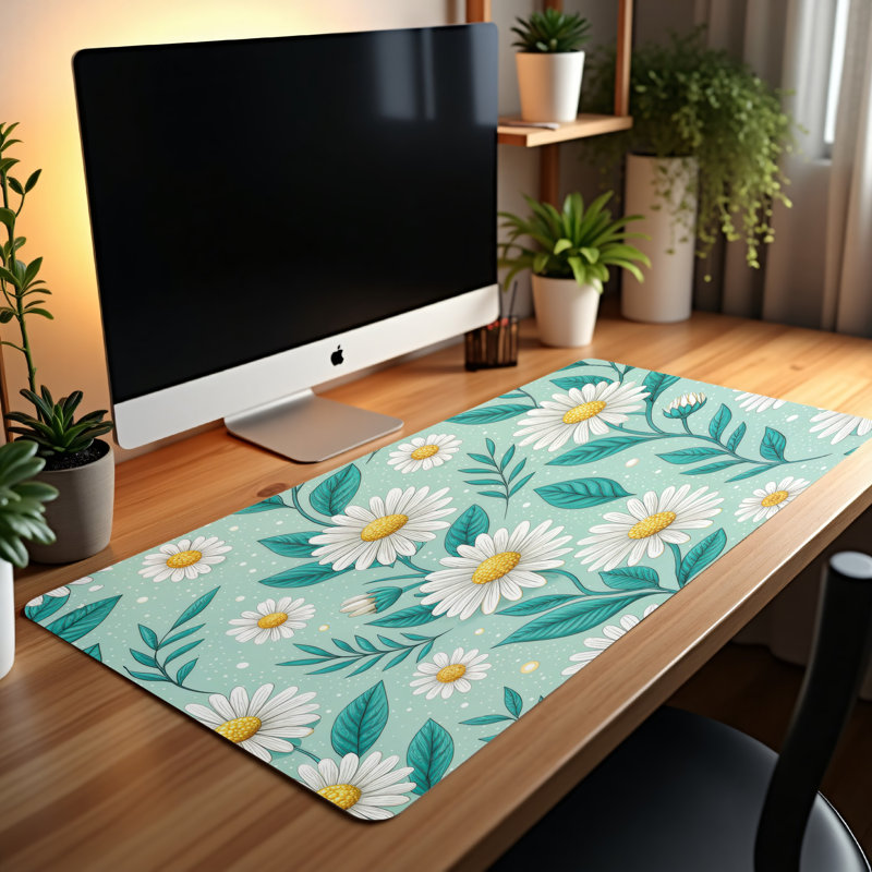 Polyester Desk Pad, 14.4x12.1