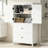 Bathroom Storage Cabinet with Two Doors and Drawers-237898875