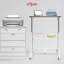 Bureau debout à hauteur ajustable l 20,6 po
