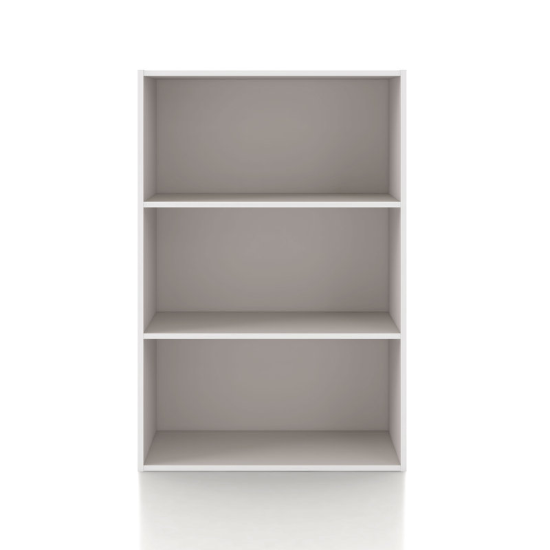 Bibliothèque de rangement Breayla, 3 tablettes, Grège