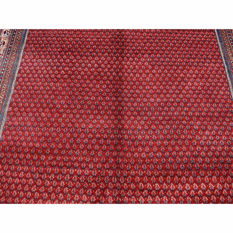 Swader One-of-a-Kind 7'1" X 10'8" New Age Wool Area Rug Red