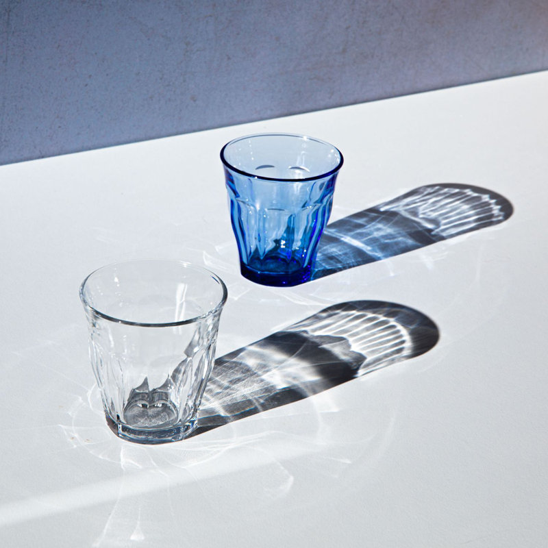Duralex Picardie Marine Drinking Glass 310ml, 9cm H x 8.7cm W x 8.7cm D, Clear