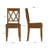 Brookner 17" Wide Wooden Dining Chairs With Double Cross-Back Design-99306172-101193053