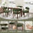 Upholstered Solid Wood Dining Chair Side Chair-1993658749