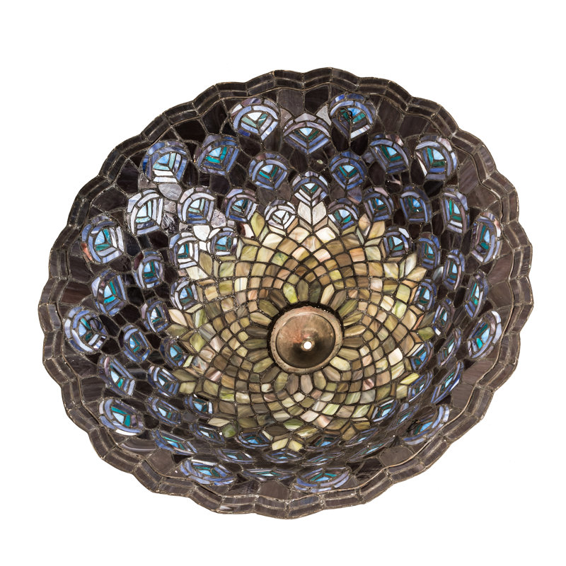 Peacock Feather Novelty Lamp Shade