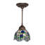 Mini-luminaire suspendu rose de 7 po