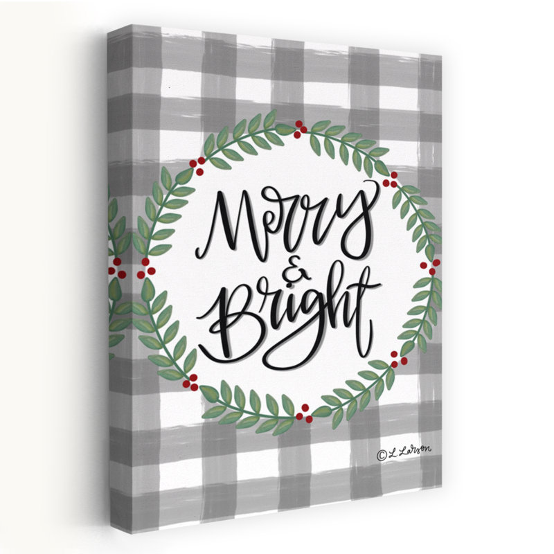 Merry Bright Art contemporain, H 36 po x l 24 po