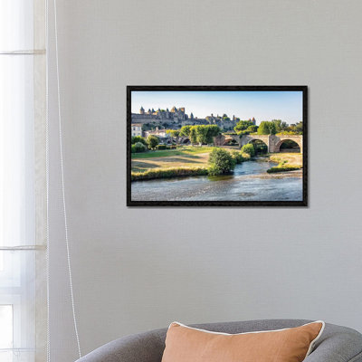 Carcassonne Fortress by Manjik Pictures - Gallery-Wrapped Canvas Giclée on Canvas