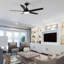 Ventilateur de plafond 5 lumières Modern-92476305
