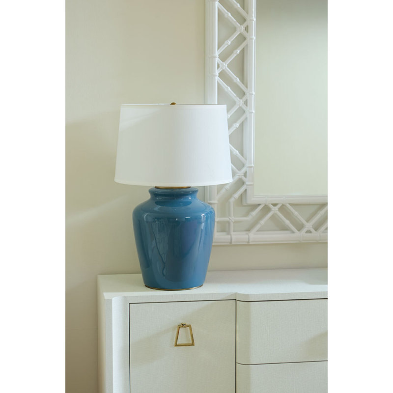 Aksel Lamp Without Shade, Cruise Teal