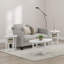 Ensemble de tables de bout ovales avec rangement Cross Legs-659290299-659290298