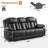 Lacreta 3-Piece PU Leather Reclining Living Room Set with LED Lighting & USB Charging Ports