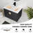 Keedra 27.8 " W Free Standing Wall Mounted 1 Single Vanity Bathroom Vanity With Ceramic Top-1502407615