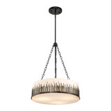 Sawgrass 3 - Light Unique Drum Chandelier