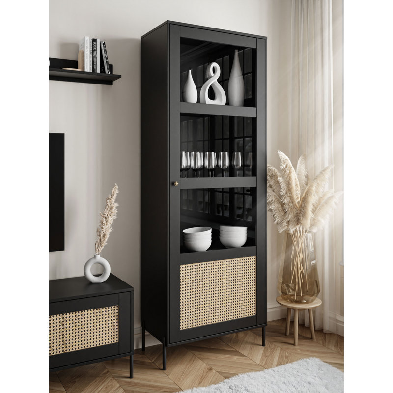 Reinold Display Cabinet, Black