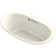 Underscore Oval Drop-in Bath with Bask Heated Surface