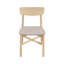 Chaises d'appoint rembourrées en tissu
