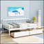 Lit blanc élégant avec une fabrication durable et un design polyvalent pour tout décor-37384095