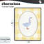 «Little Goose on Yellow Gingham», estampe numérique, design par The Paper Curator-319269860-319269862
