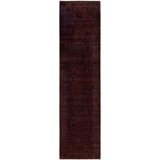 Overdyed One-of-a-Kind 3' 2" X 12' 8" Hand Knotted Area Rug