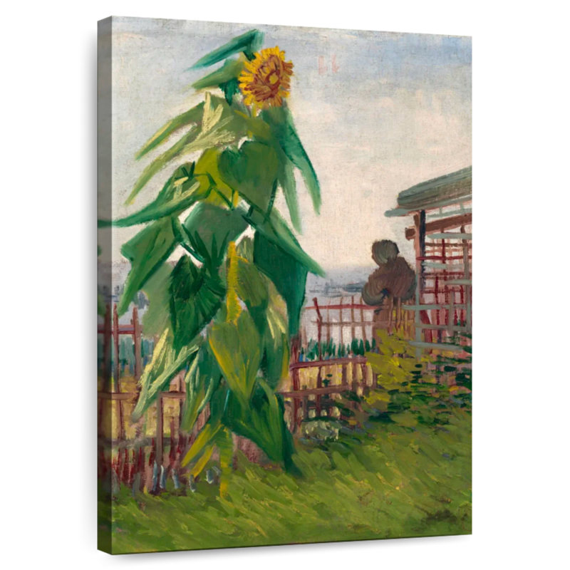Harnek Allotment With Sunflower, 30" H x 20" W