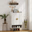 Armoire à chaussures étroite avec rangement