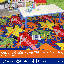 Tapis de classe KidCarpet.com Arts and Crafts, rectangulaire de 9 pi x 12 pi - classe 1, ignifuge, certifié Oeko-Tex, tapis de classe en nylon de qualité commerciale - bordure solide et durable pour usage institutionnel-10330013