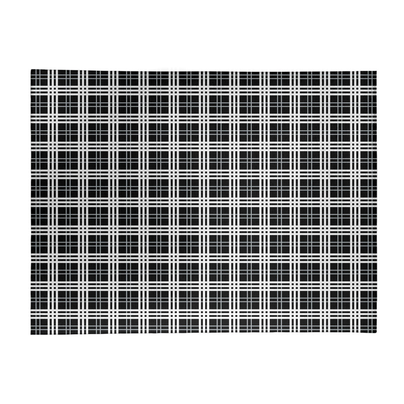 Plaid Indoor Rug, Rectangle 9' x 12'