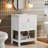 24'' Single Bathroom Vanity With Ceramic Top, Solid Wood Frame Freestanding Vanity with Door Organizer-837431037-833327183-833327171