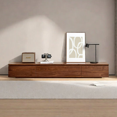 Premium Black Walnut TV Stand