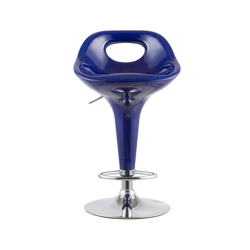 Tabouret de bar pivotant à hauteur réglable, Bleu