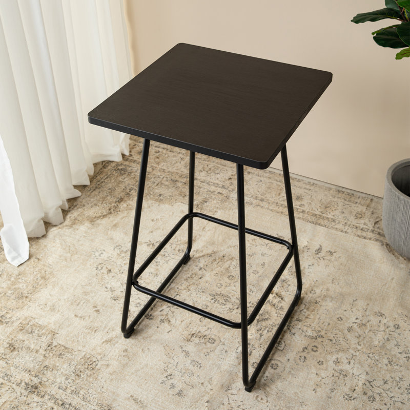 Carré L 23,75 po x l 23,75 po Carrel, Noir