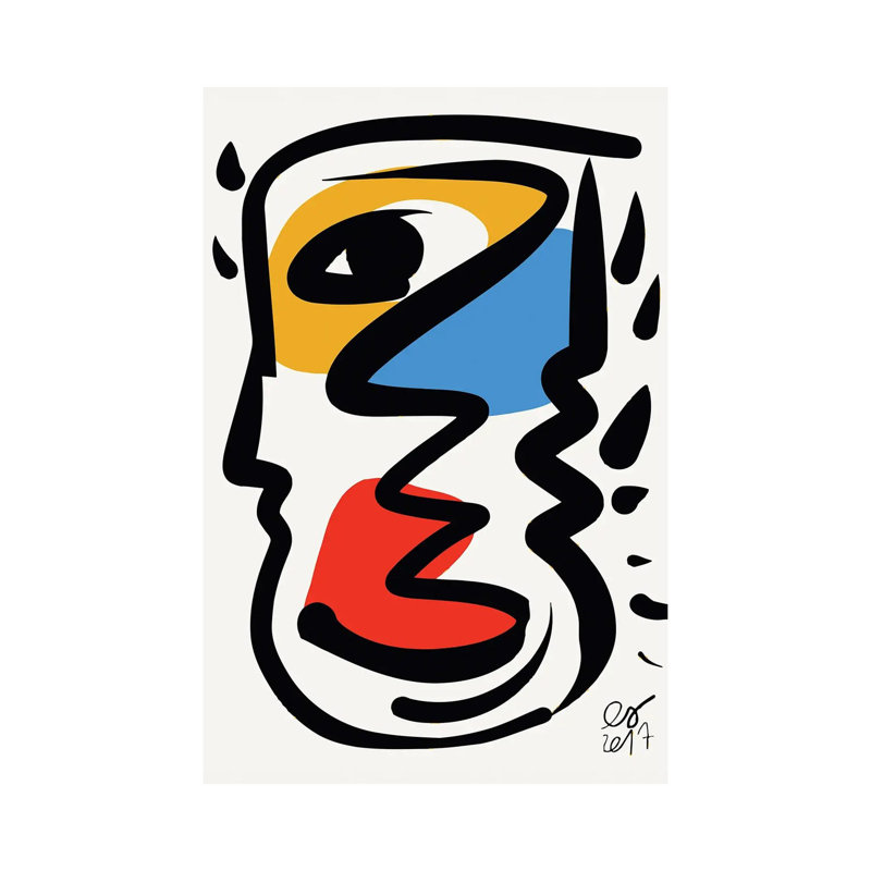 P Was In My Head by Emmanuel Signorino - Wrapped Canvas Print, 20.32 cm H x 30.48 cm W