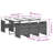 Hokku Designs 5 Piece Patio Dining Set With Cushions Brown Poly Rattan-1344034131-1344034128-1344034135