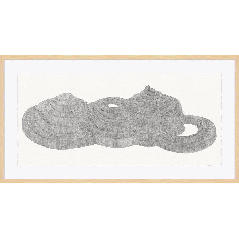 Furrows And Shells Print by Leslie Snipes