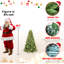Sapin de Noël vert pré-éclairé de 5 pi au design intemporel pour décor festif