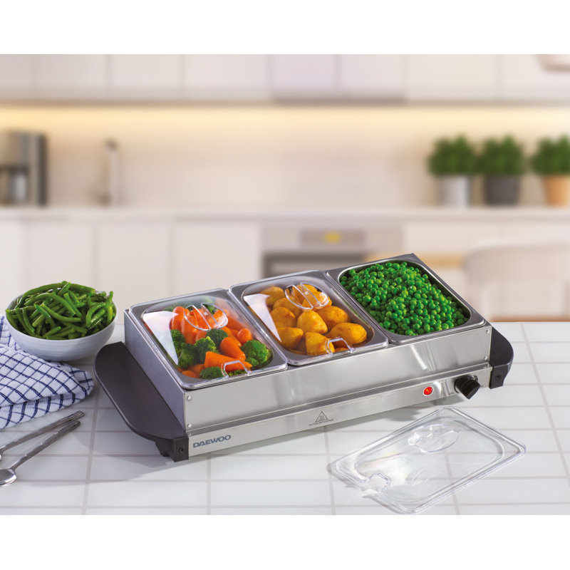 Small Electric Buffet Server 4.5 L Food and Plate Warmer