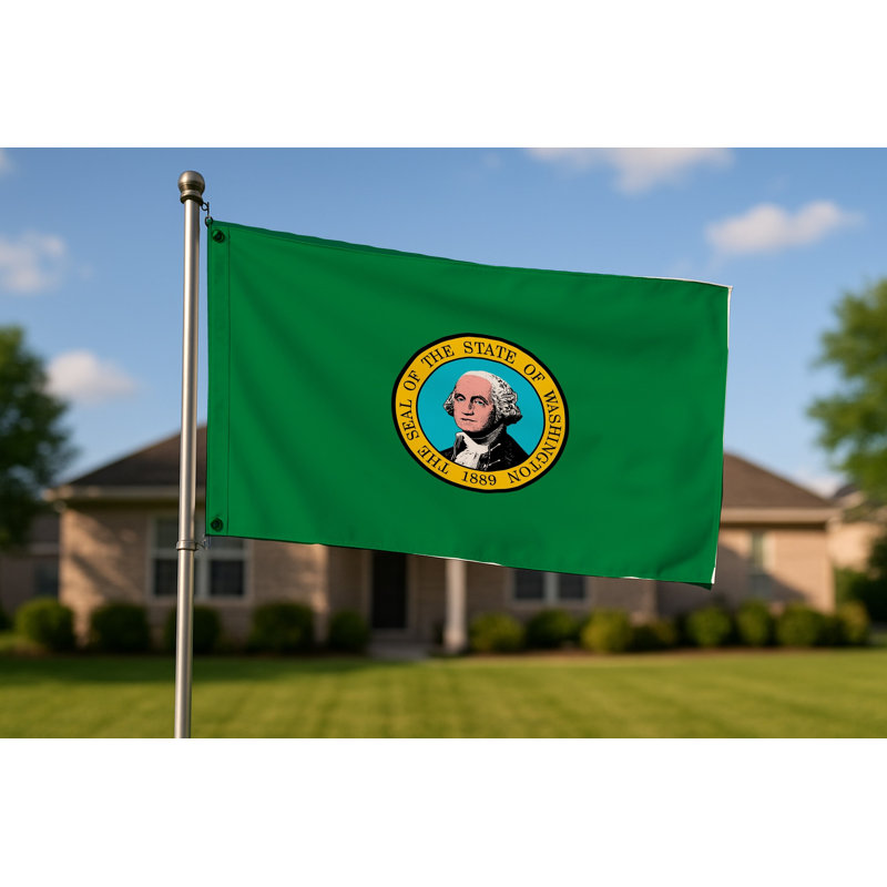 Drapeau de l'État de Washington — Drapeau