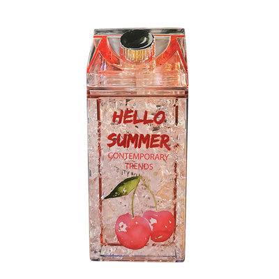 Water Bottle Milk Carton Water Bottle Transparent Milk Bottle Portable Plastic Transparent Bottle Water Bottle Milk Carton Water Bottle Transparent Milk Bottle Portable Plastic Transparent Bottle