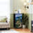 4 Drawer Dresser for Bedroom, Narrow Chest of Drawers, Wooden Top and Study Iron Frame 18"x37.5"-(WxH)
