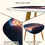 Ensemble de 2 tables basses gigognes Triangle