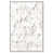 Toile blanche encadrée
