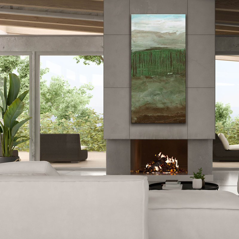  «Forest For The Trees 1» par Alicia Ludwig, art mural sur toile, 30 po x 60 po