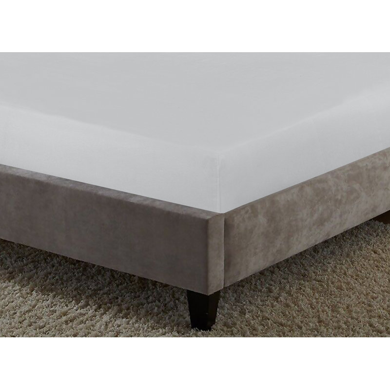 Amilda Polycotton Fitted Sheets, Double (4'6), Silver